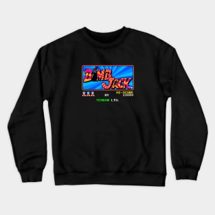 Mod.1 Arcade Bomb Jack Video Game Crewneck Sweatshirt